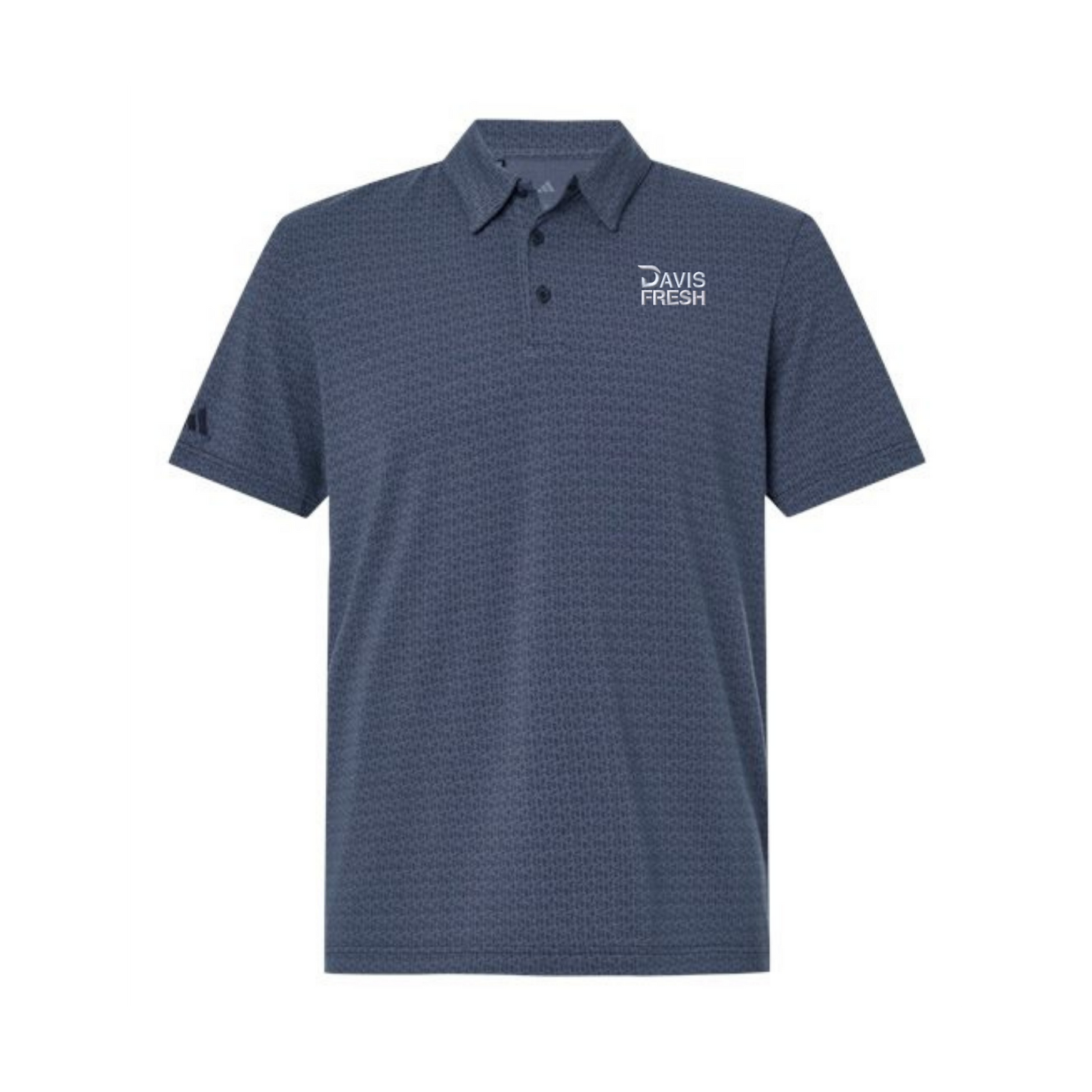 Adidas Men's Blended Printed Polo - Preloved Ink