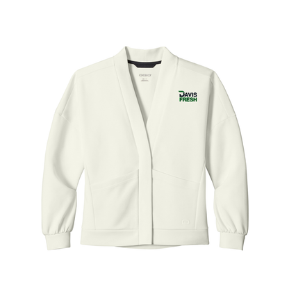 OGIO® Women’s Transcend Cardigan - Opal White