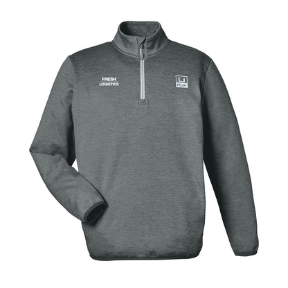 HUK Men's Cold Front Quarter-Zip - Volcanic Ash Heather
