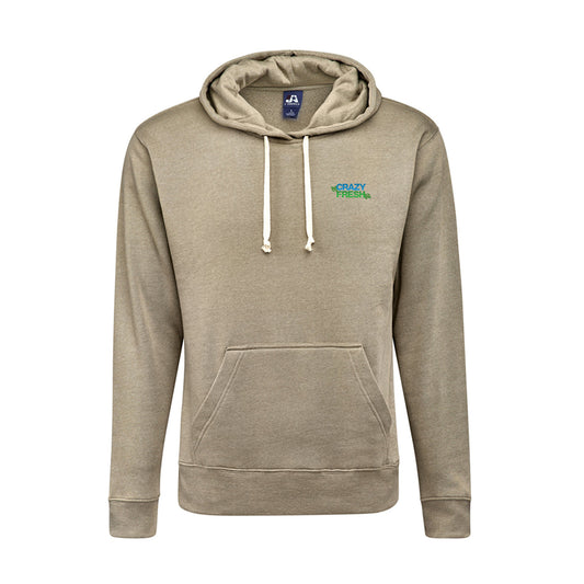 J America® Tri-Blend Hooded Pullover Sweatshirt - Desert