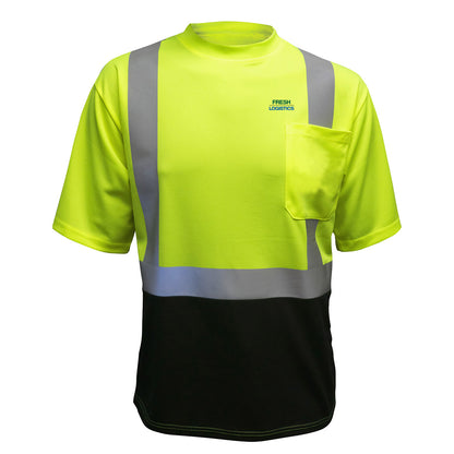 Moisture Wicking Black Bottom Long Sleeve T-Shirt