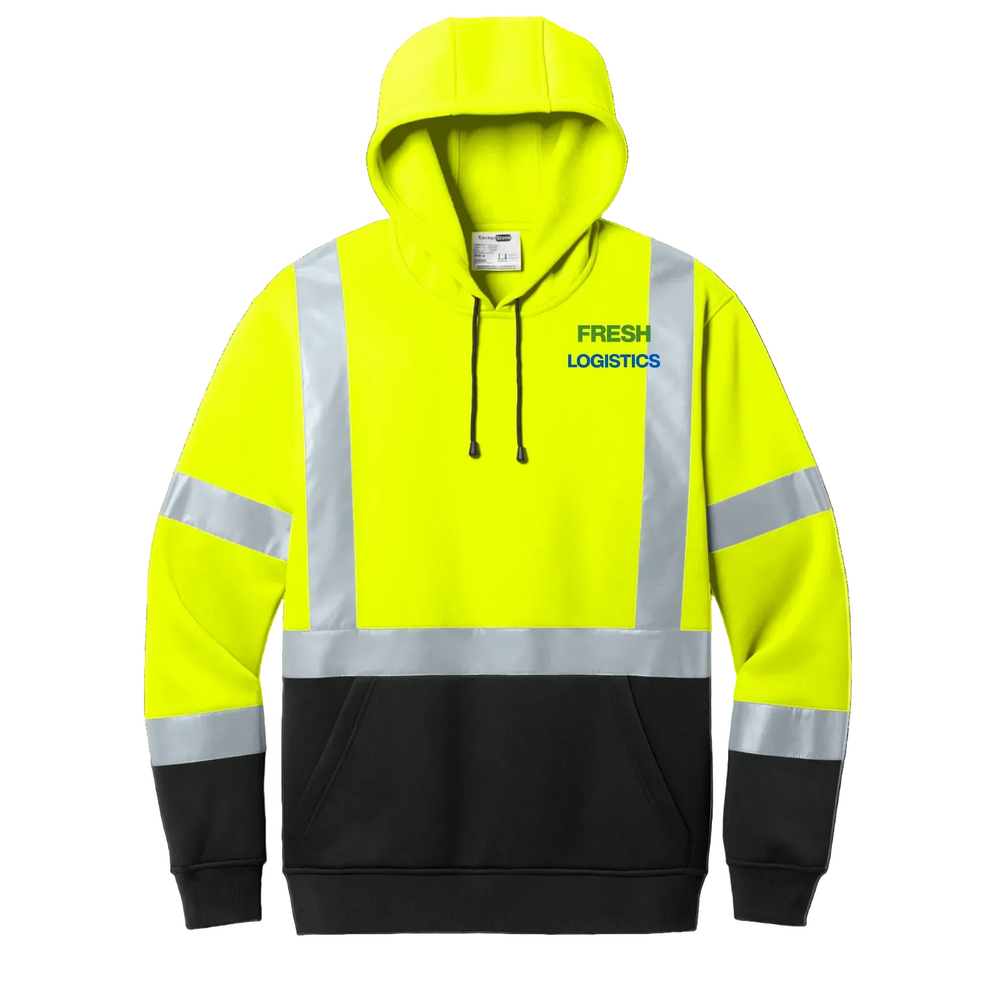 CornerStone® ANSI 107 Class 3 Heavy-Duty Fleece Pullover Hoodie