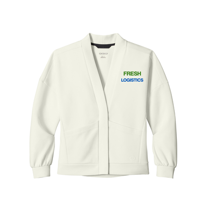 OGIO® Women’s Transcend Cardigan - Opal White