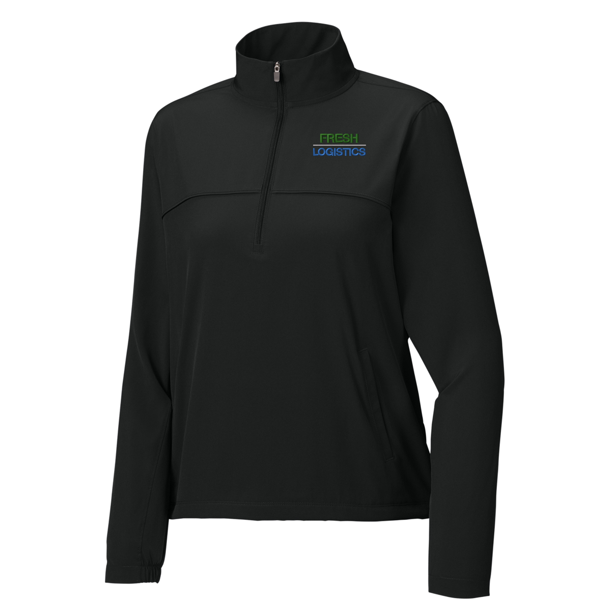 Sport-Tek® Women’s Repeat 1/2-Zip - Black