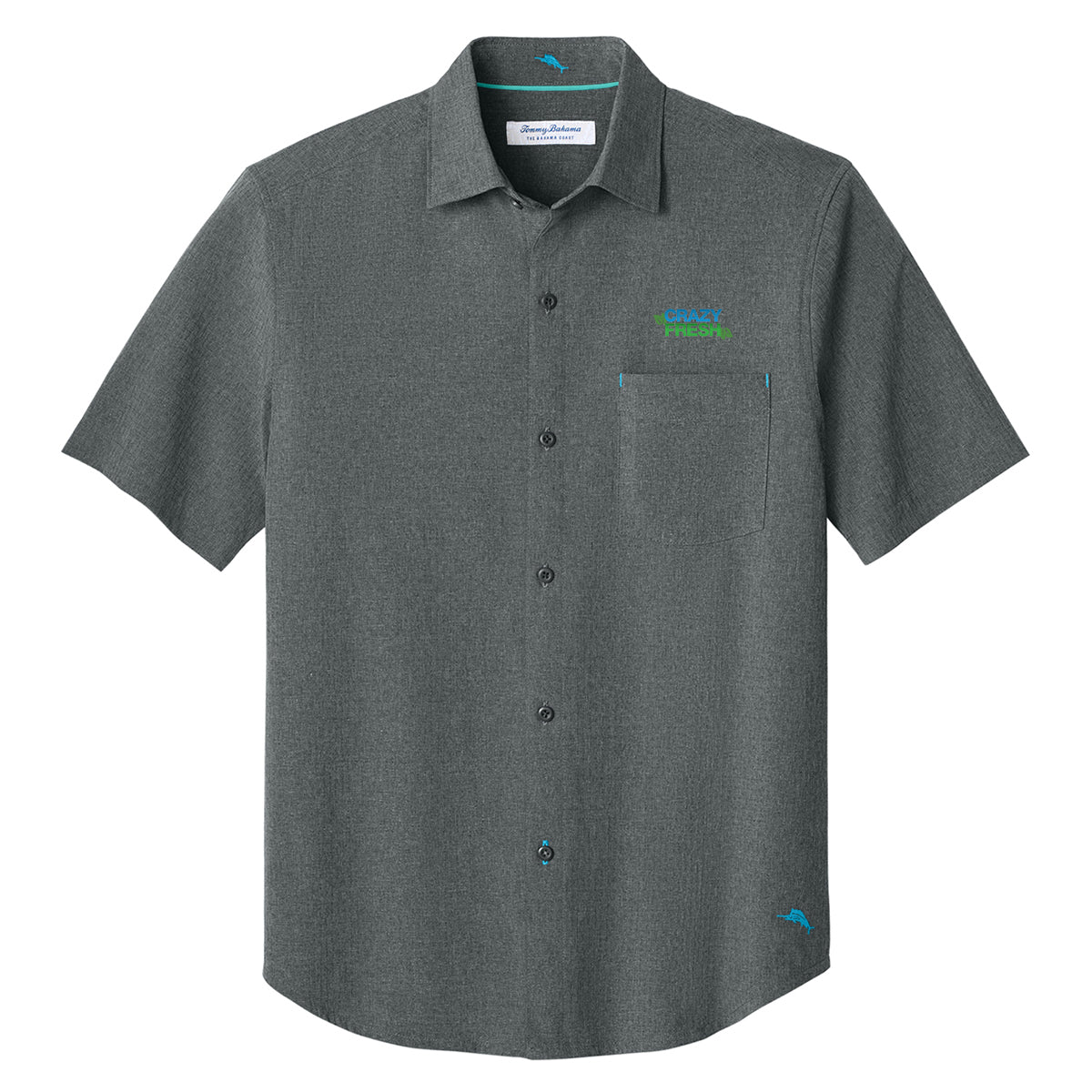 Tommy Bahama® Sandy Point Short Sleeve Shirt - Coal