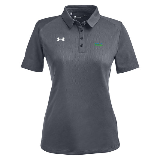 Under Armour Ladies' Tech™ Polo - Carbon Grey Heather