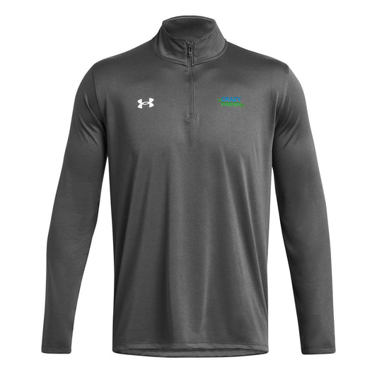 Under Armour Men's Team Tech Quarter-Zip - Castle Rock Gray