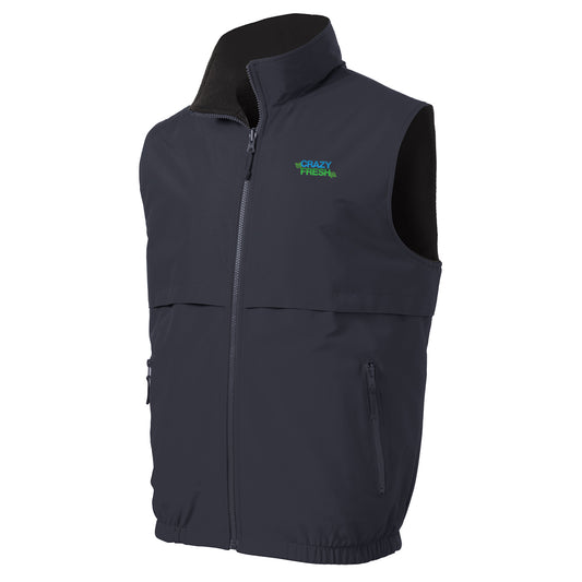 Port Authority® Reversible Charger Vest - Battleship Gray/Black