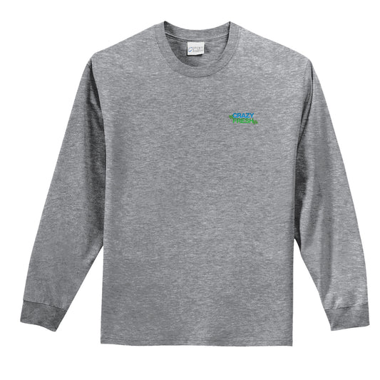 Port & Company® Long Sleeve Essential Tee - Athletic Heather