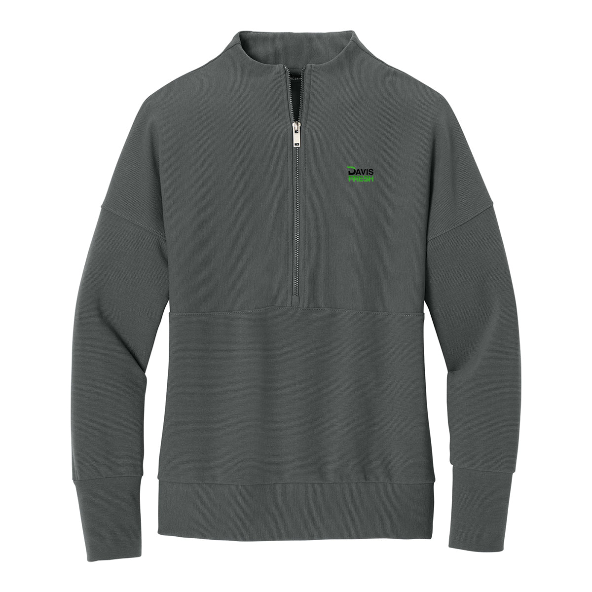 Mercer+Mettle® Women’s Linear Texture 1/4-Zip - Storm Grey