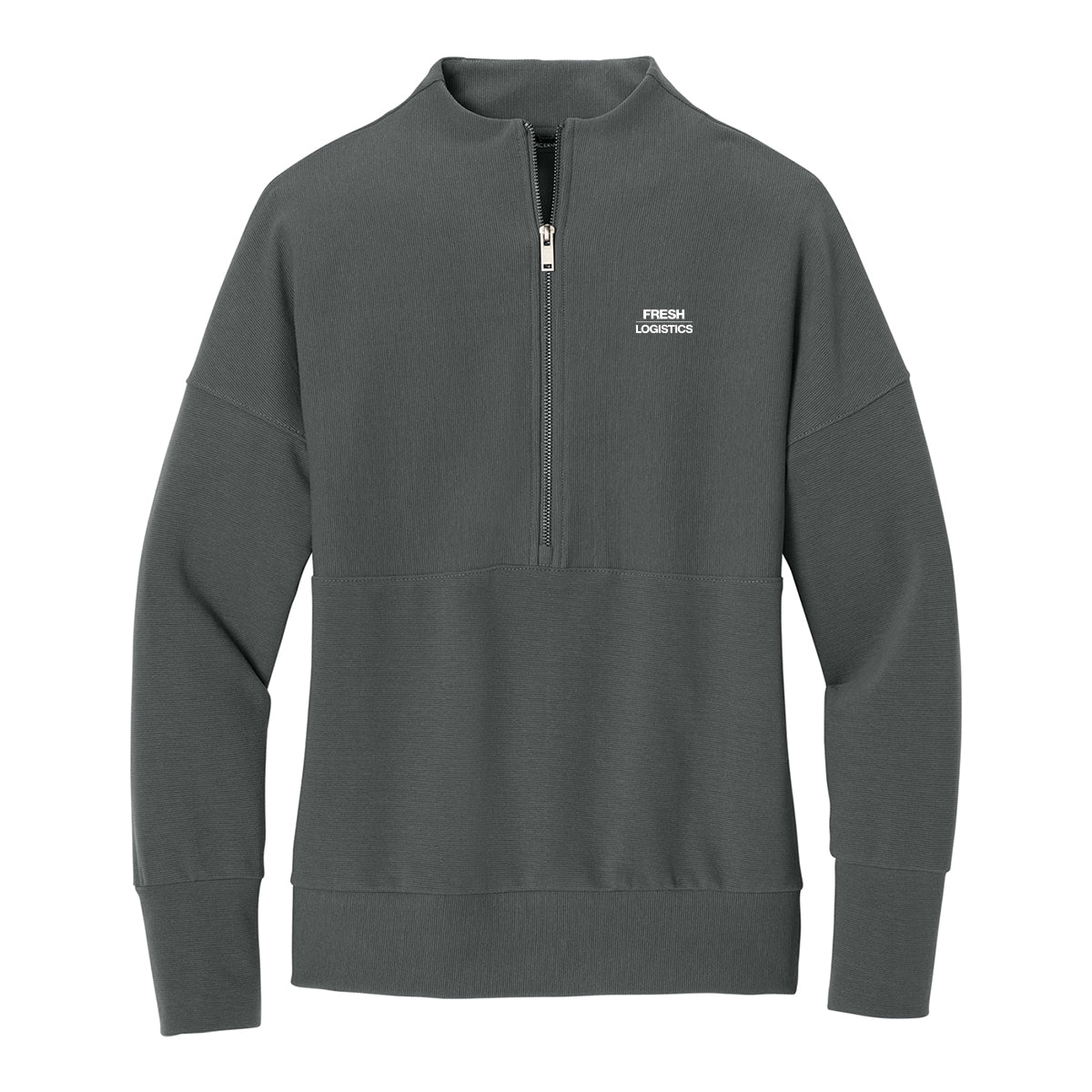 Mercer+Mettle® Women’s Linear Texture 1/4-Zip - Storm Grey