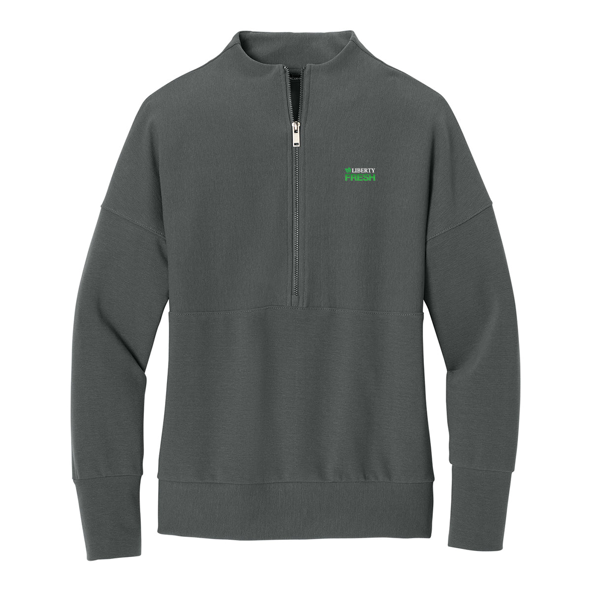 Mercer+Mettle® Women’s Linear Texture 1/4-Zip - Storm Grey