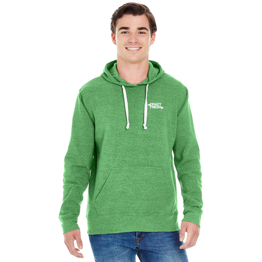 J America® Tri-Blend Hooded Pullover Sweatshirt - Green