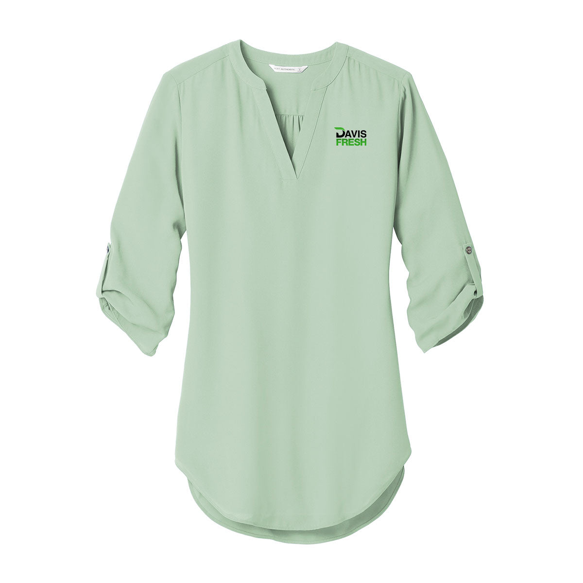 Port Authority ® Women's 3/4-Sleeve Tunic Blouse - Misty Sage