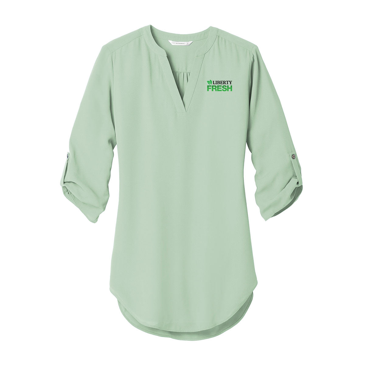 Port Authority ® Women's 3/4-Sleeve Tunic Blouse - Misty Sage