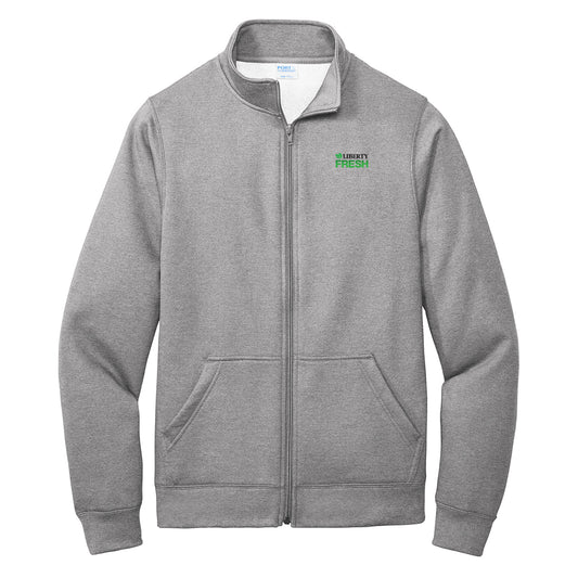 Port & Company ® Core Fleece Full-Zip Sweatshirt - Athletic Heather