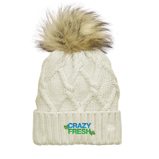 New Era® Faux Fur Pom Beanie