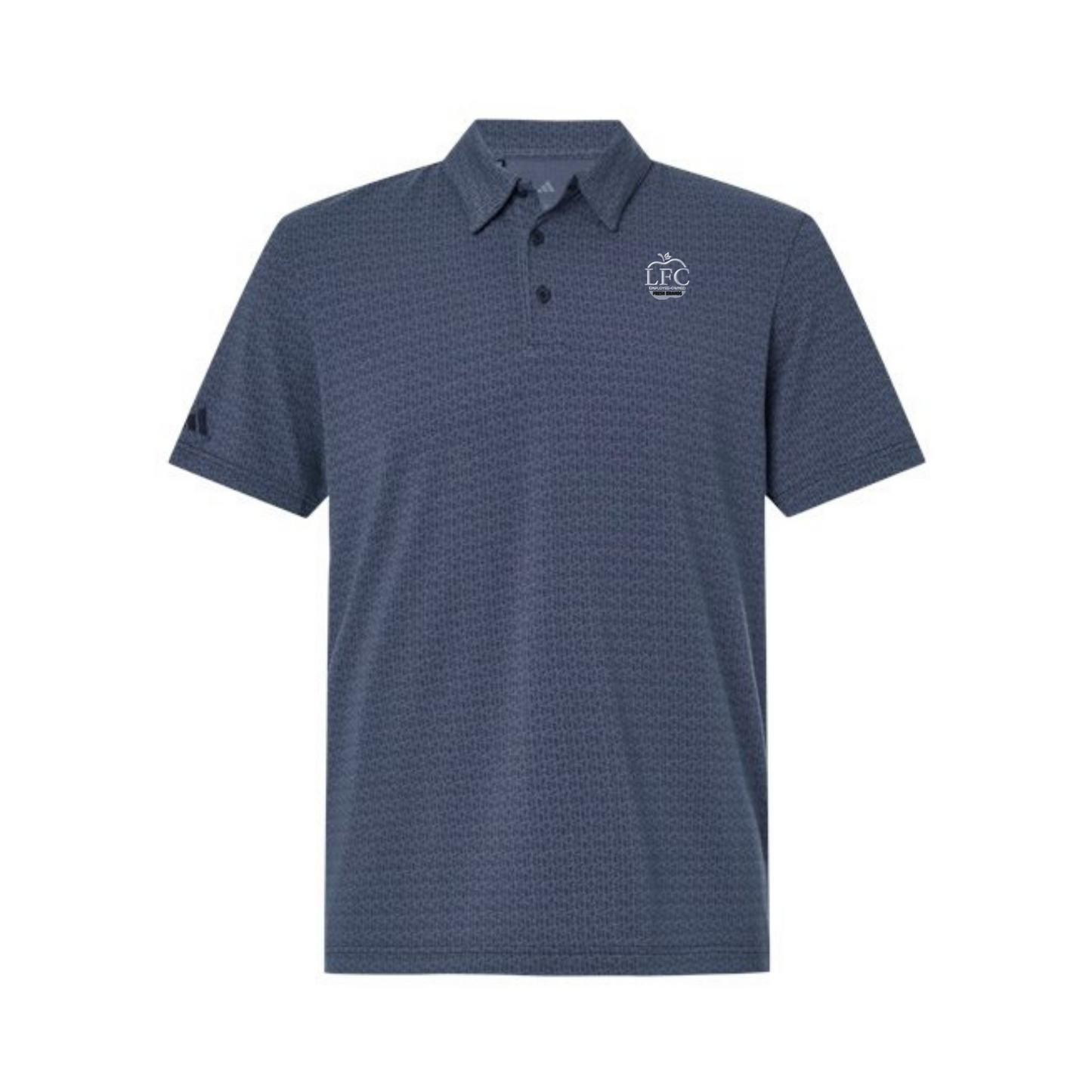 Adidas Men's Blended Printed Polo - Preloved Ink