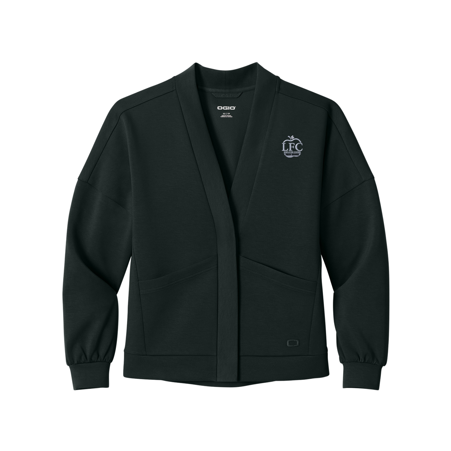 OGIO® Women’s Transcend Cardigan - Blacktop