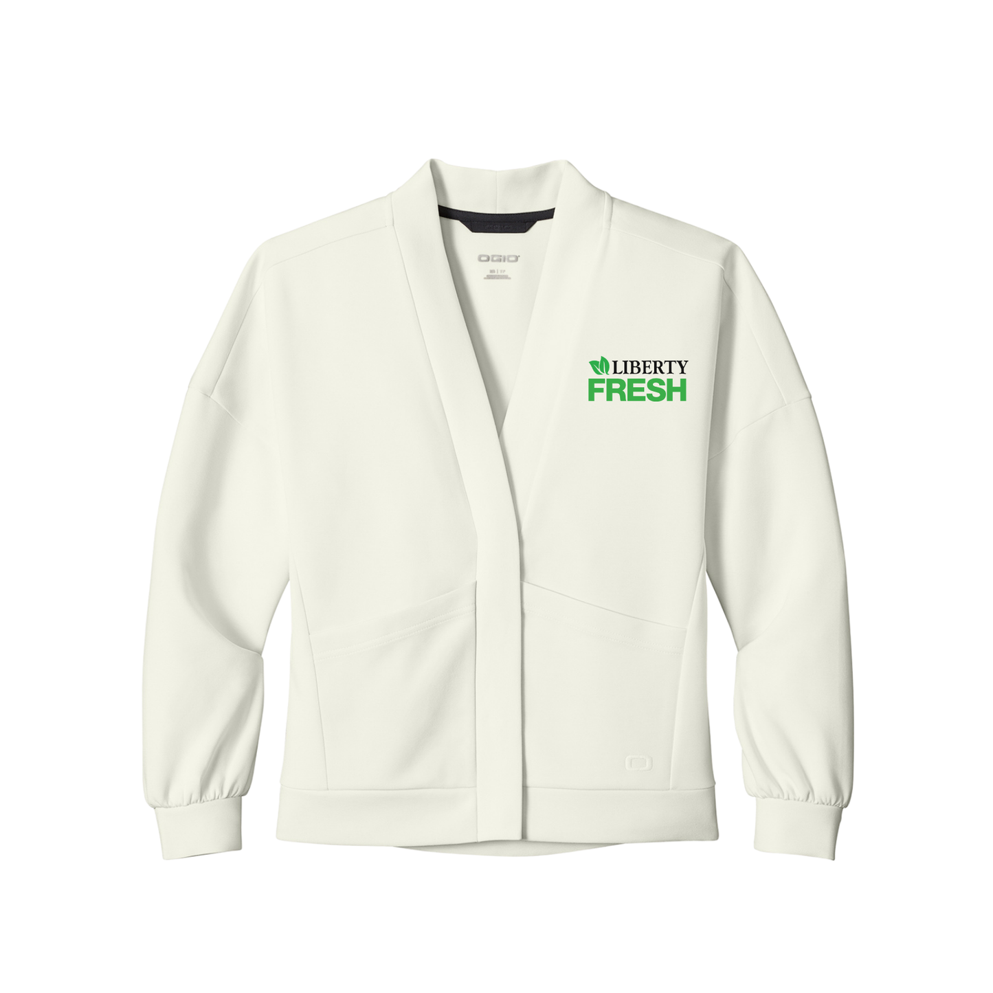 OGIO® Women’s Transcend Cardigan - Opal White