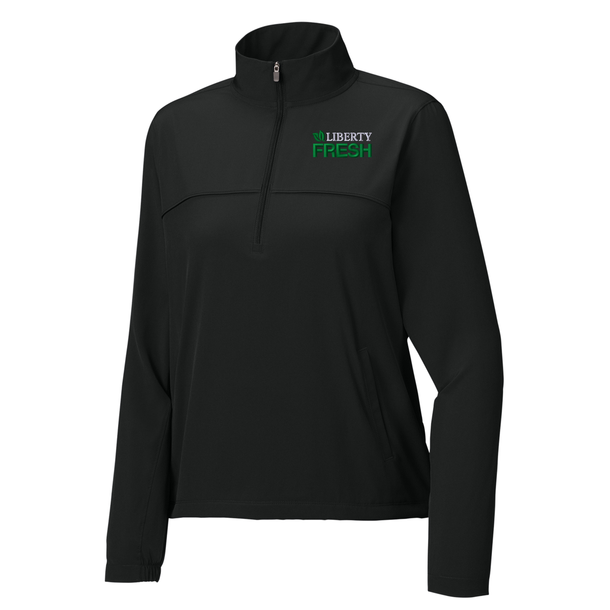Sport-Tek® Women’s Repeat 1/2-Zip - Black