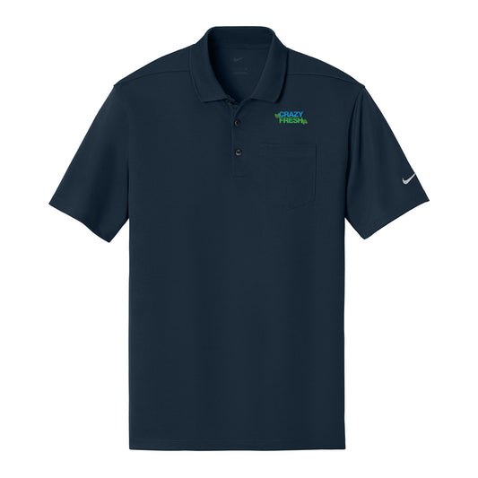 Nike® Dri-FIT Micro Pique 2.0 Pocket Polo - Navy