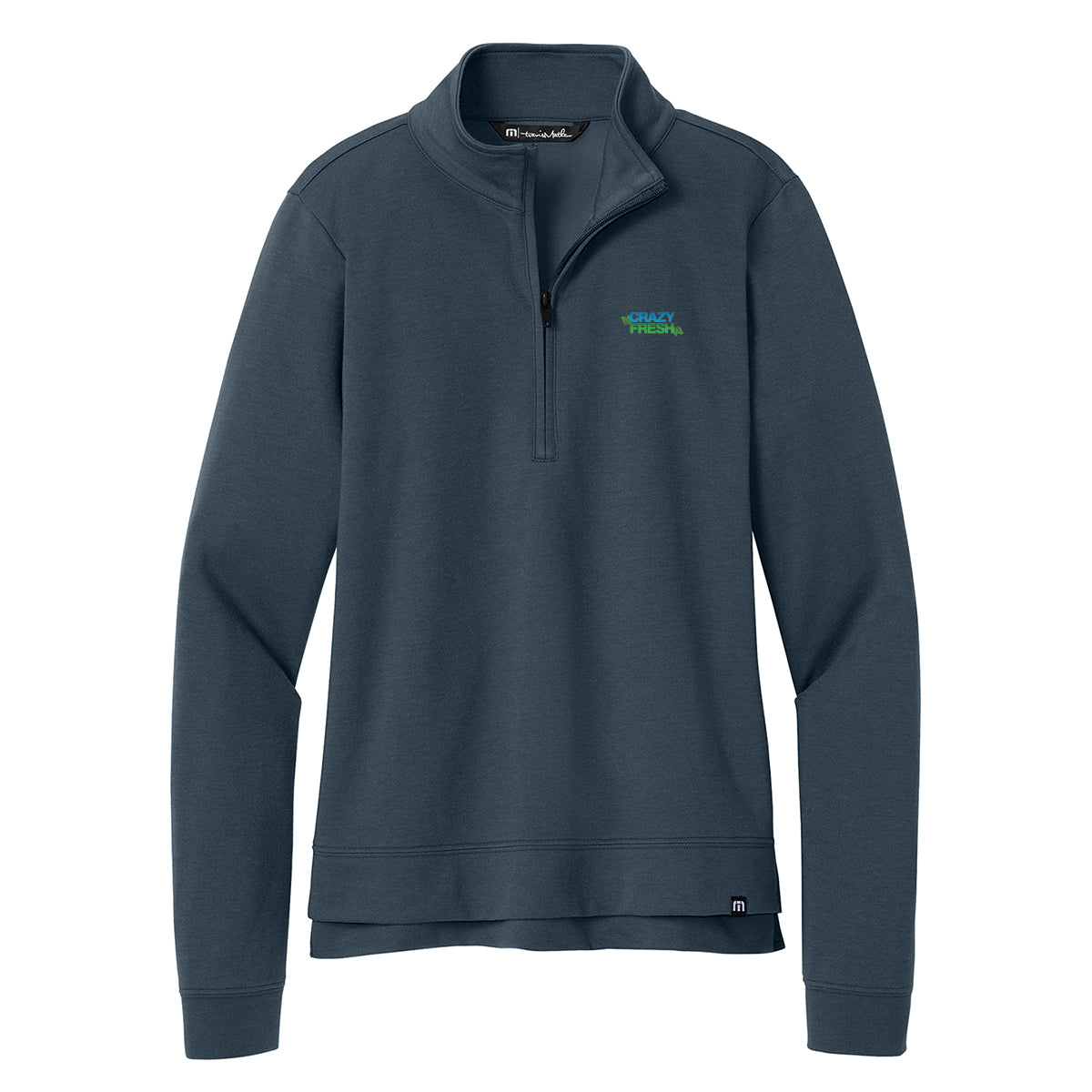 TravisMathew Women’s Coveside 1/2-Zip - Blue Nights