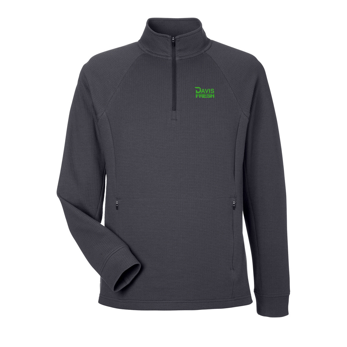 North End Men's Rhythm Waffle Pullover - Carbon
