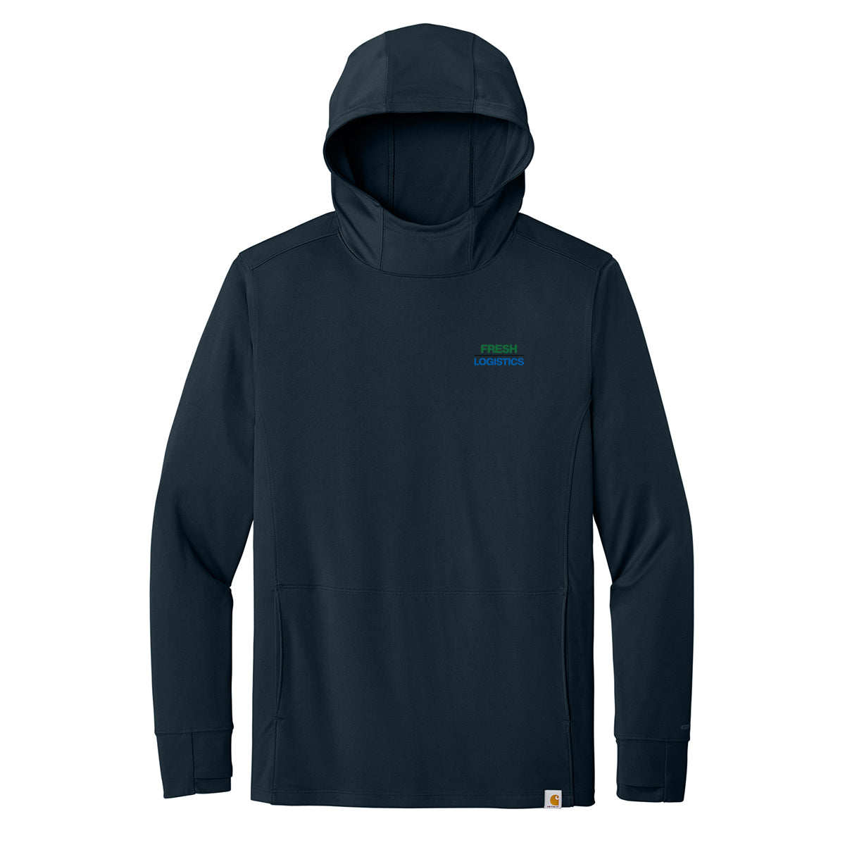 Carhartt Force® Sun Defender™ Long Sleeve Hooded T-Shirt - Navy
