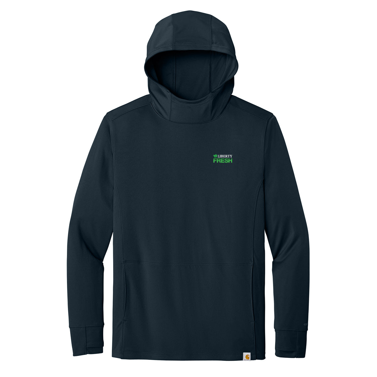 Carhartt Force® Sun Defender™ Long Sleeve Hooded T-Shirt - Navy