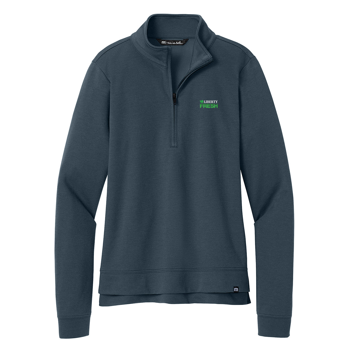 TravisMathew Women’s Coveside 1/2-Zip - Blue Nights