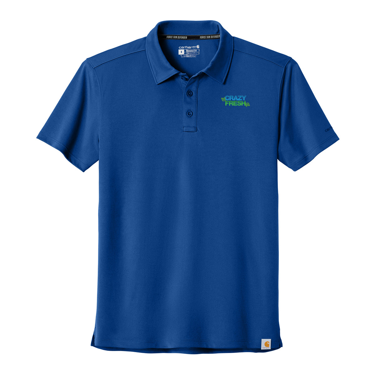 Carhartt Force® Sun Defender™ Polo - Royal Glass Blue