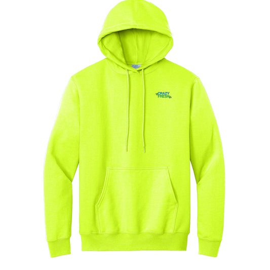 Tall Port & Company® Essential Fleece Pullover Hooded Sweatshirt - Safety Green