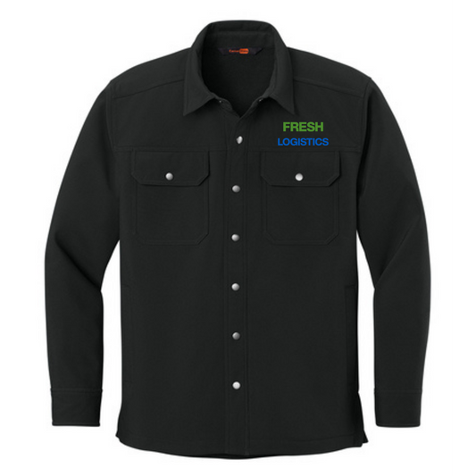 CornerStone® Soft Shell Shirt Jacket - Black