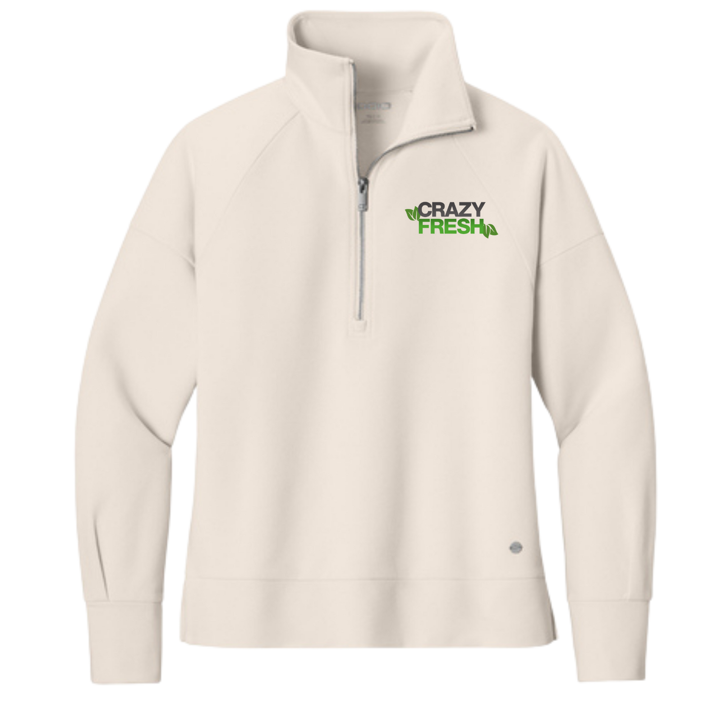 OGIO® Women’s Luuma 1/2-Zip - Light Suede