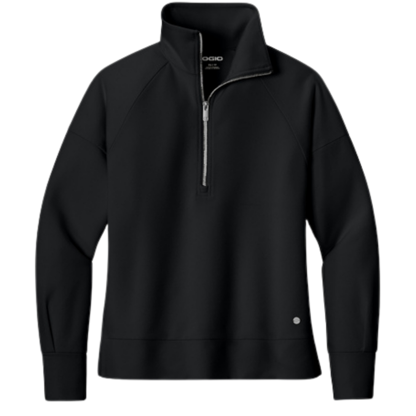 OGIO® Women’s Luuma 1/2-Zip - Blacktop