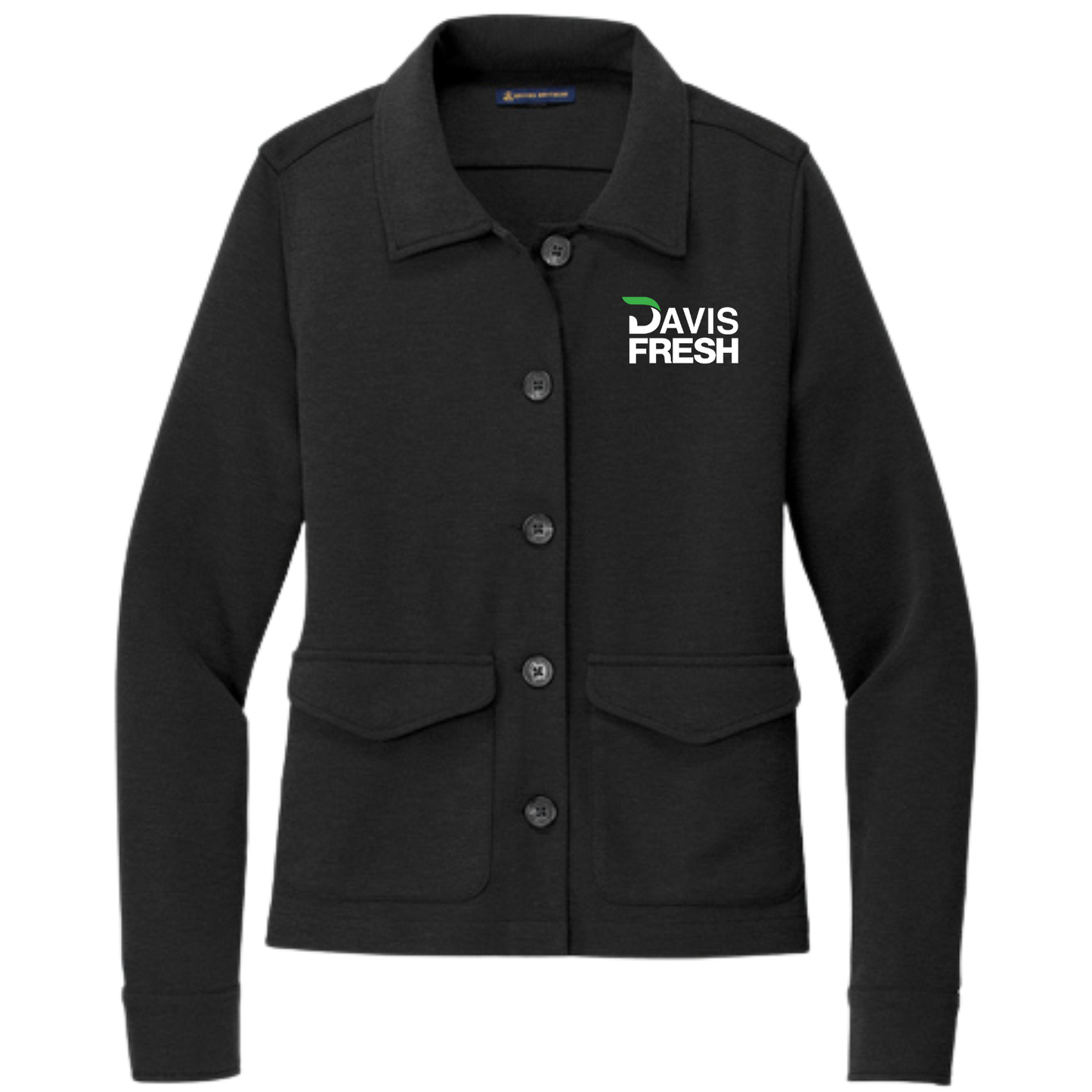 Brooks Brothers® Women’s Mid-Layer Stretch Button Jacket - Black Heather