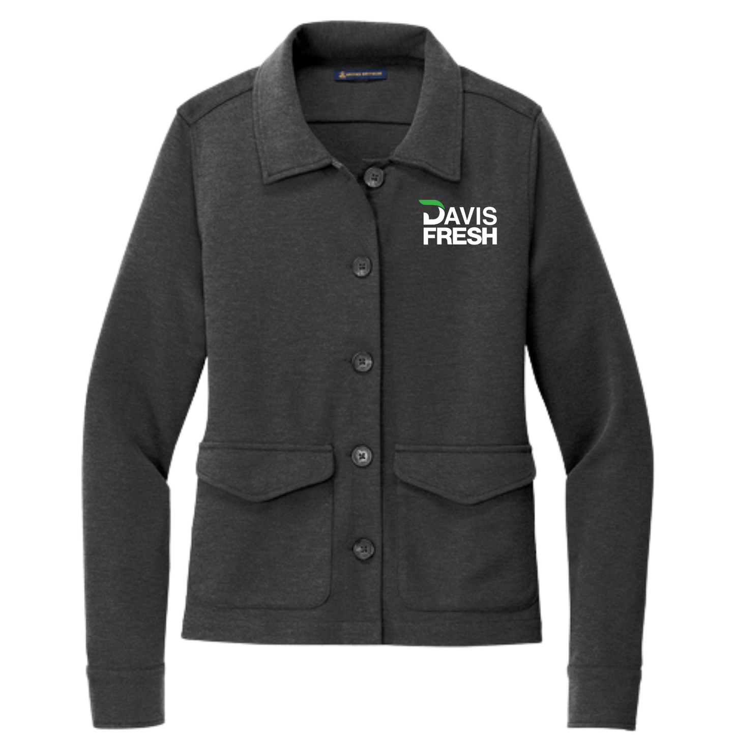 Brooks Brothers® Women’s Mid-Layer Stretch Button Jacket - Windsor Grey Heather