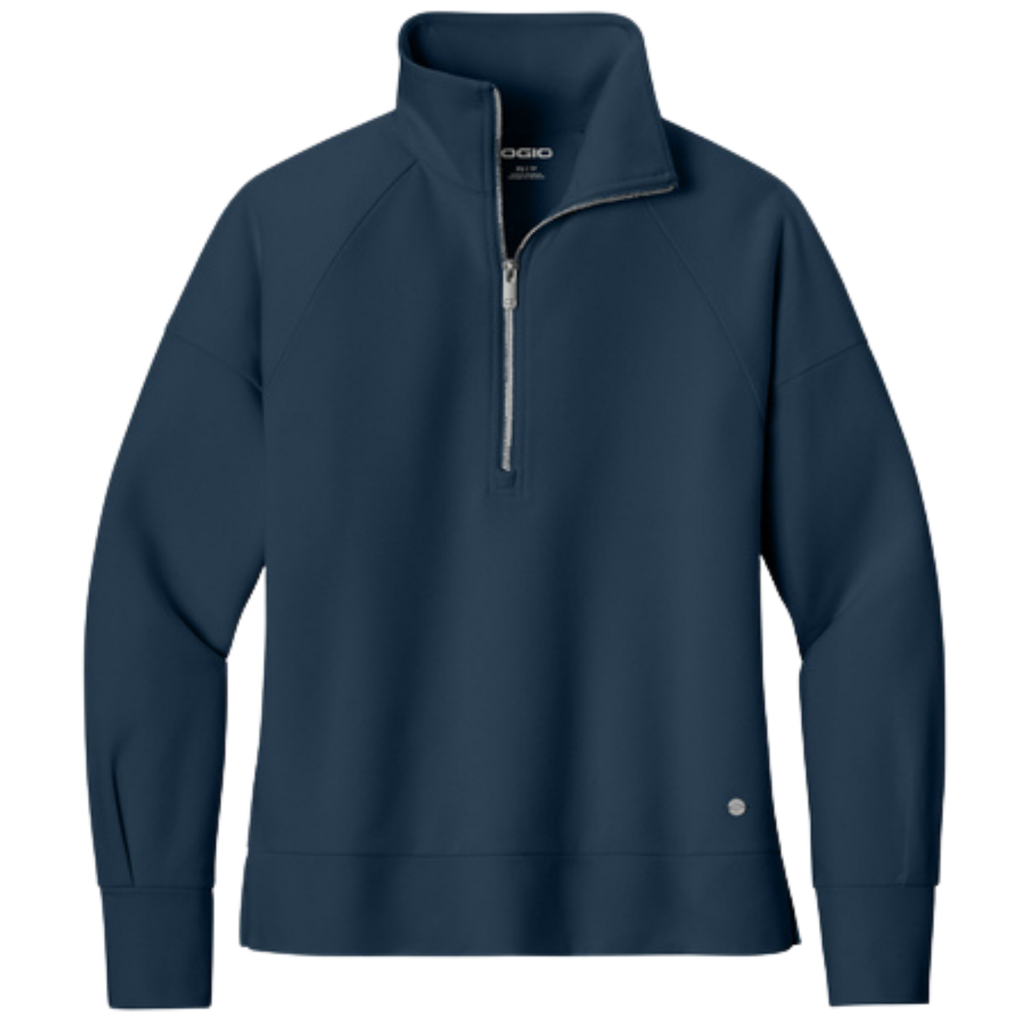 OGIO® Women’s Luuma 1/2-Zip - River Blue Navy