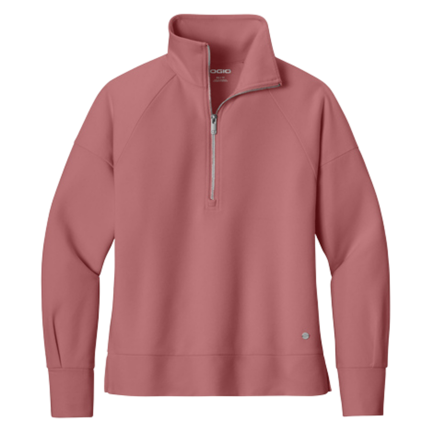 OGIO® Women’s Luuma 1/2-Zip - Desert Pink