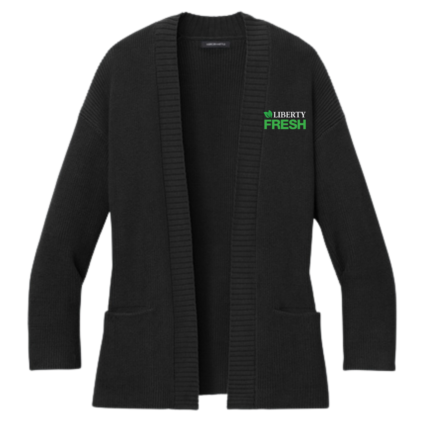 Mercer+Mettle® Women’s Open Cardi - Deep Black