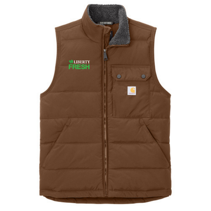 Carhartt® Montana Insulated Vest - Red Duck Brown