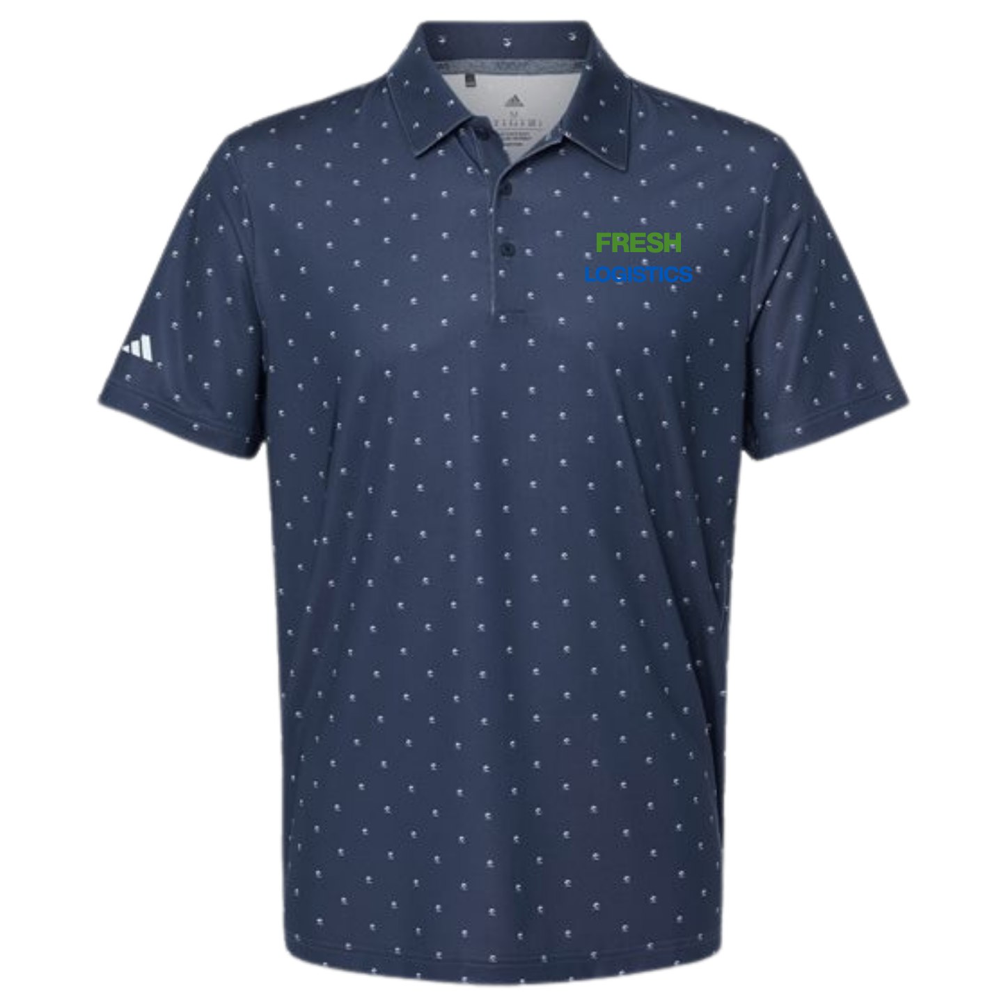 Adidas Men's Ultimate365 Pine Tree Polo - Collegiate Navy/White