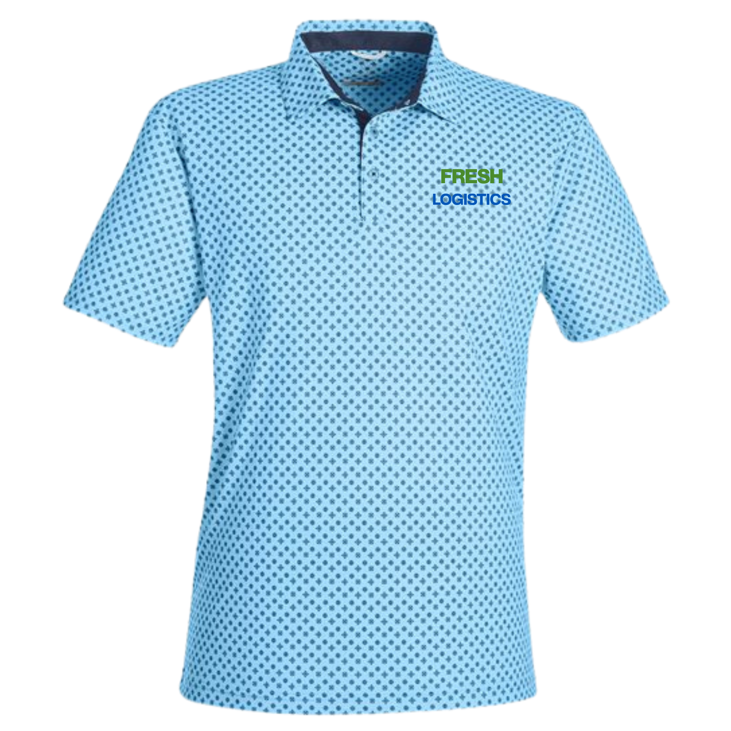 Swannies Men's Hazelwood Polo - Sky/Navy