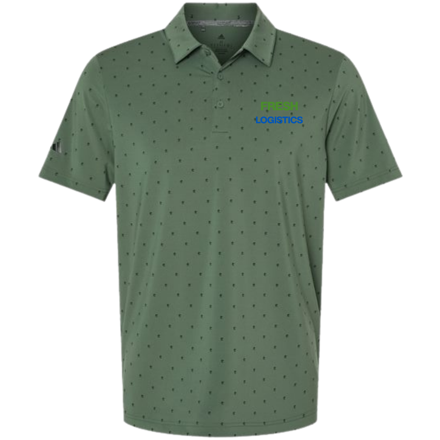 Adidas Men's Ultimate365 Pine Tree Polo - Green Oxide/Black