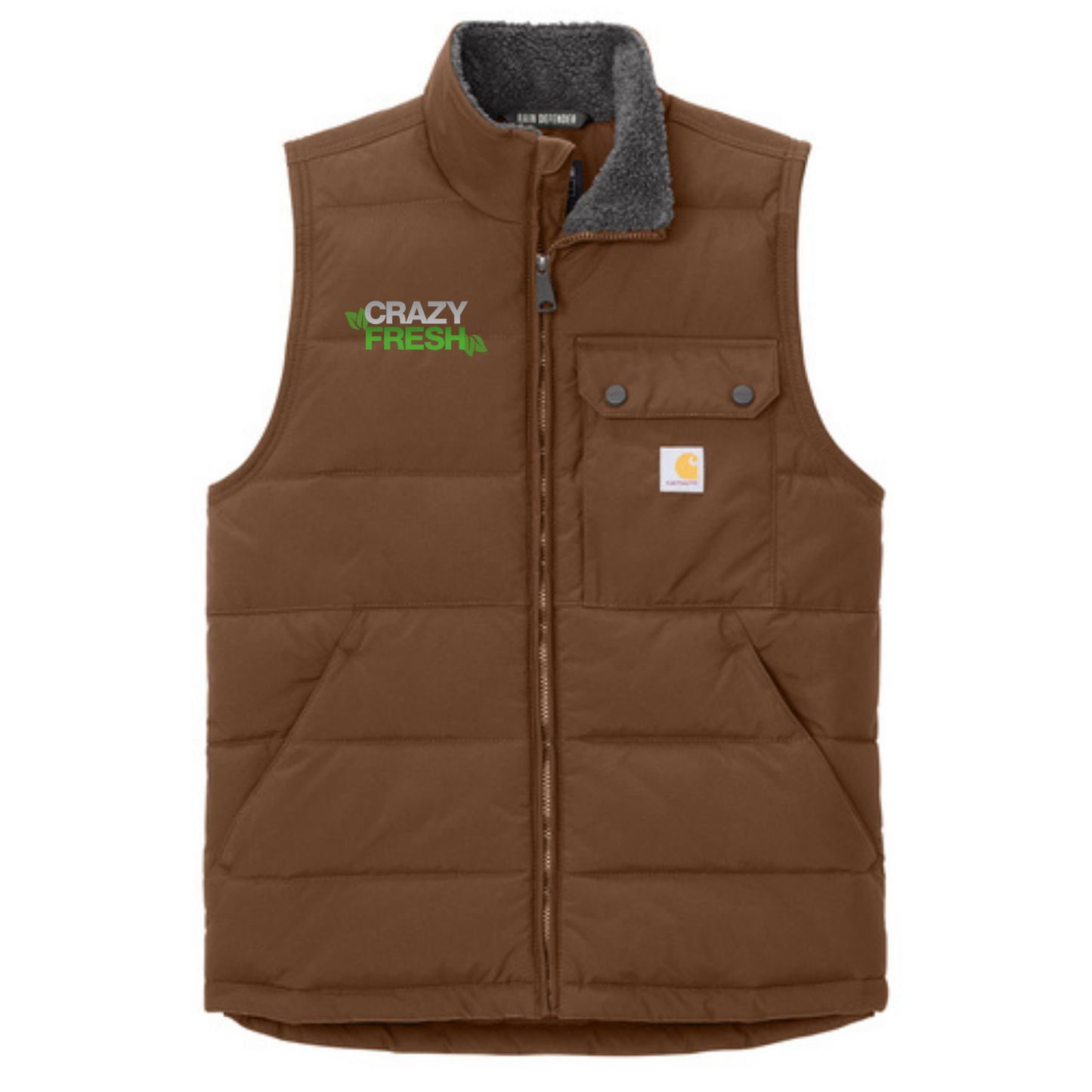 Carhartt® Montana Insulated Vest - Red Duck Brown