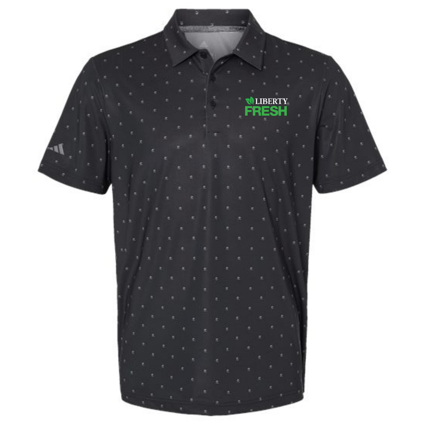 Adidas Men's Ultimate365 Pine Tree Polo - Black/Grey Three