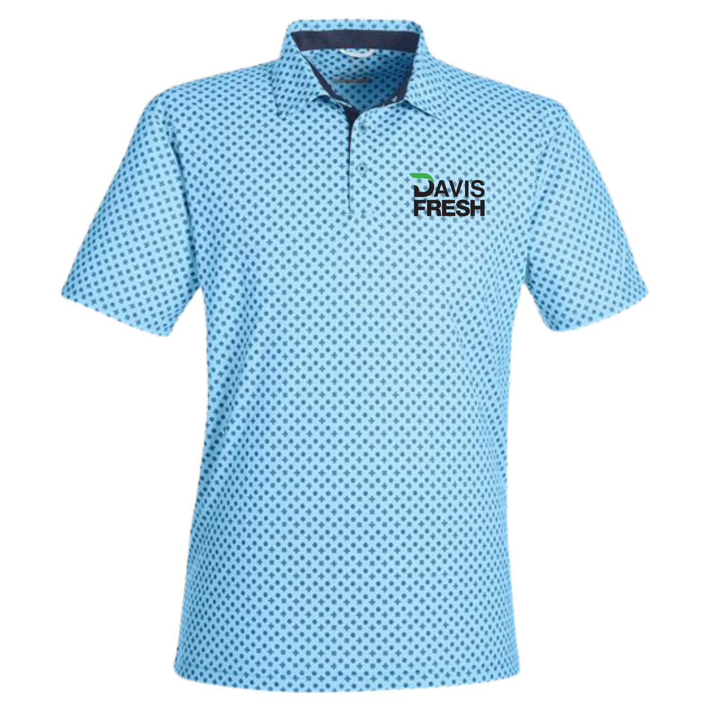 Swannies Men's Hazelwood Polo - Sky/Navy