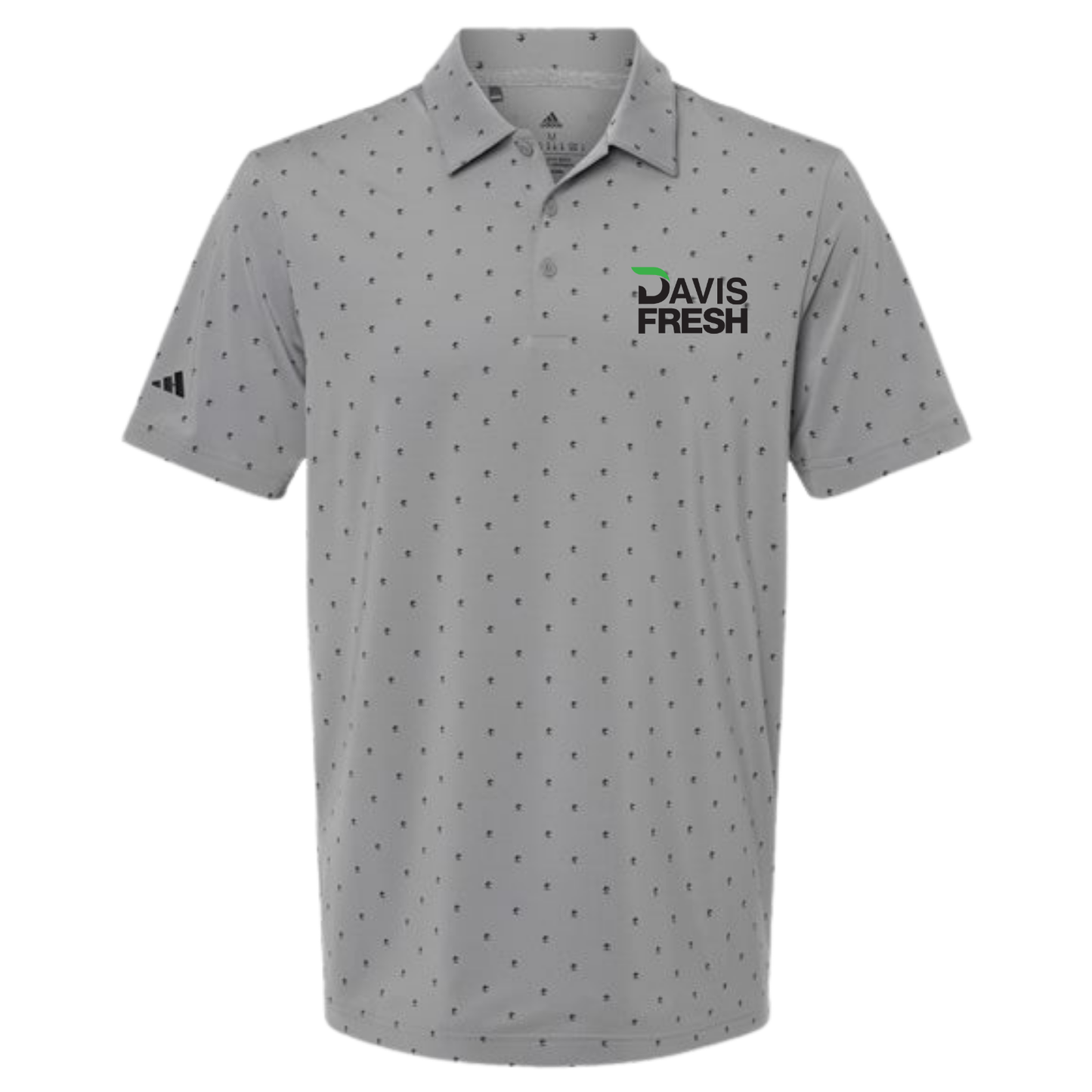 Adidas Men's Ultimate365 Pine Tree Polo - Grey Three/Black
