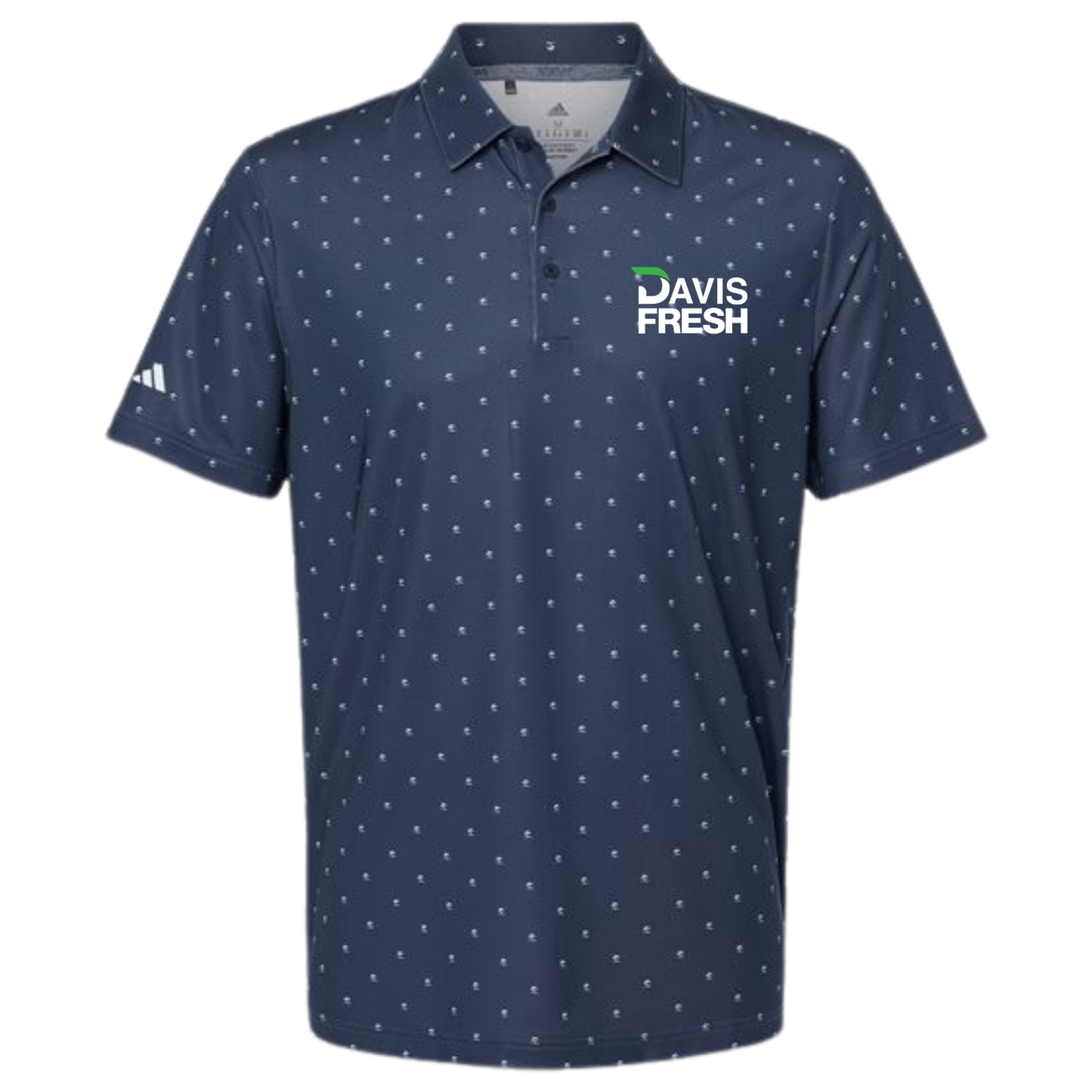 Adidas Men's Ultimate365 Pine Tree Polo - Collegiate Navy/White